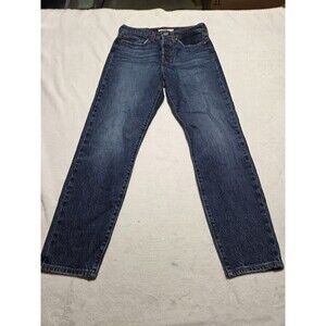 Levis Jeans Womens Wedgie Straight Size 27 Blue Button Fly Denim